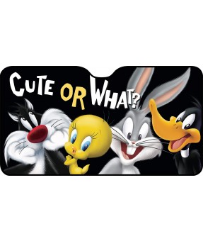 PARASOLE PER PARABREZZA Bugs Bunny Daffy Duck Titti Silvestro - LOONEY TUNES 60x130cm 